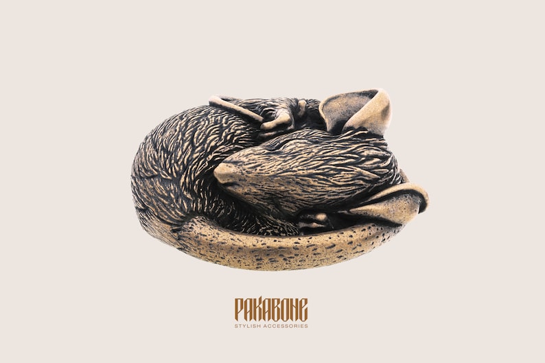 Bronze Mini Dormouse Collectible Ornament Gift