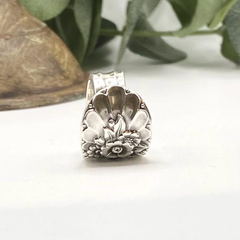 Spoon Ring, 1953 JUBILEE, Vintage Silverware Jewelry Ring