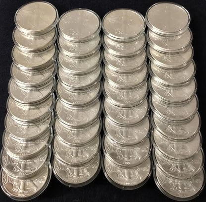 1986-2010 American Silver Eagle 25-pc Set