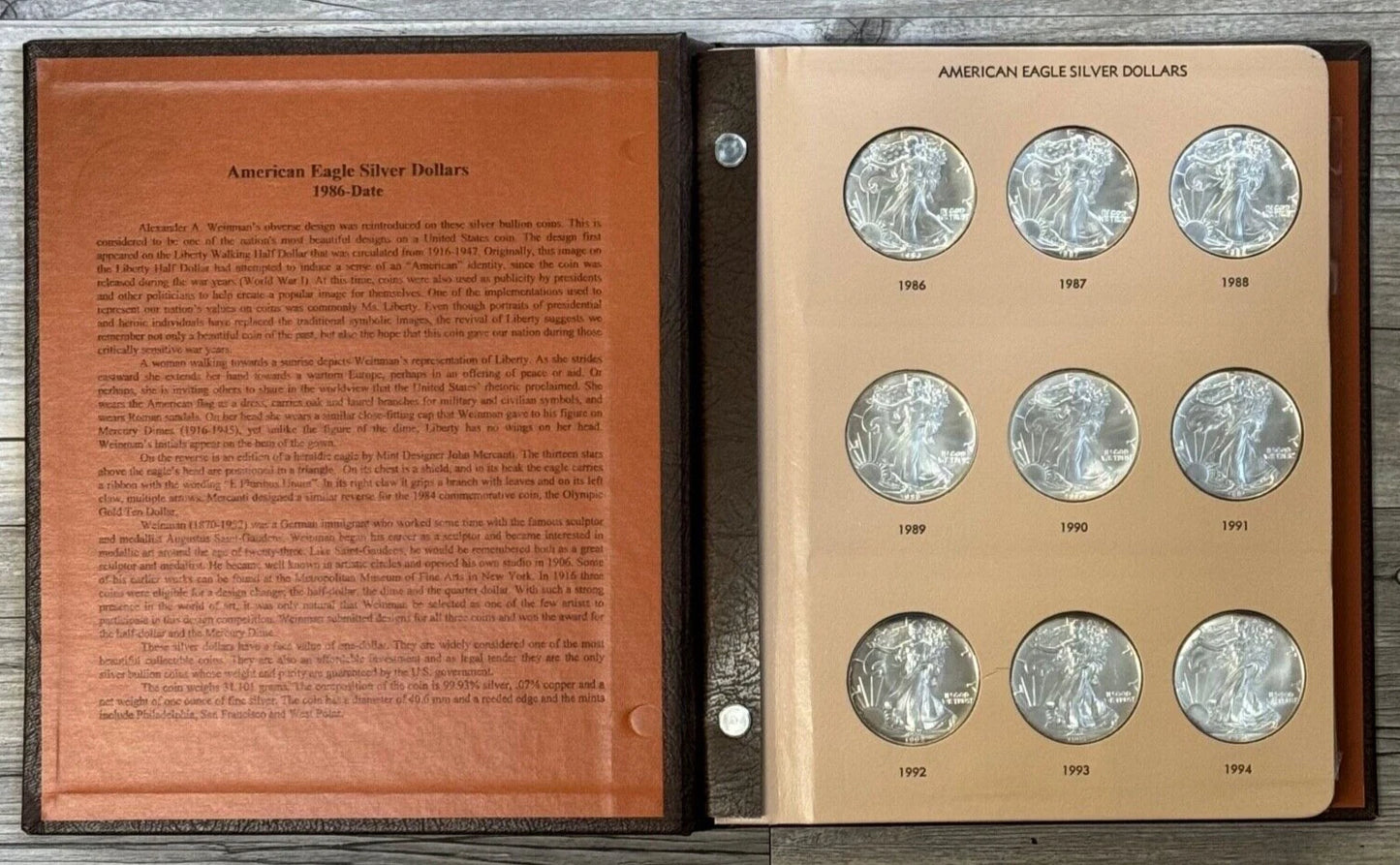 1986-2010 American Silver Eagle 25-pc Set