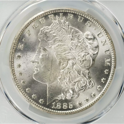 1885-CC Morgan Silver Dollar