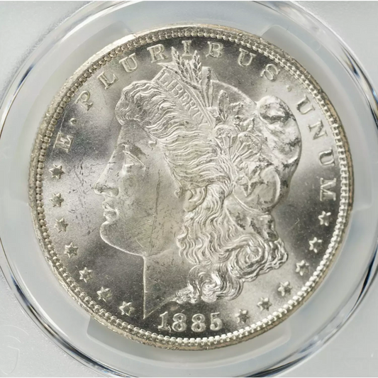 1885-CC Morgan Silver Dollar