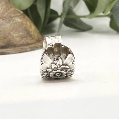 Spoon Ring, 1953 JUBILEE, Vintage Silverware Jewelry Ring