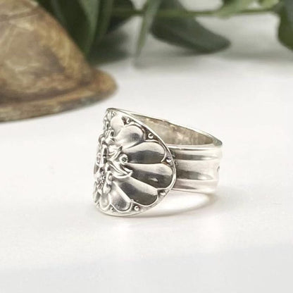 Spoon Ring, 1953 JUBILEE, Vintage Silverware Jewelry Ring