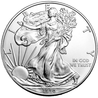 1996 American Silver Eagle Coin