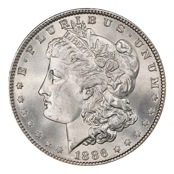 1886 Morgan Silver Dollar