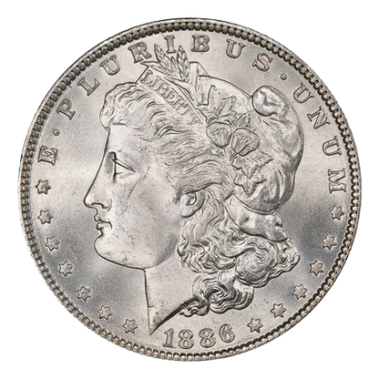 1886 Morgan Silver Dollar