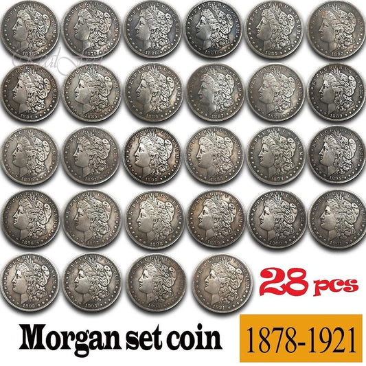 【Complete Set】1878S-1921S Morgan Silver Dollar(28PC)